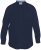 D555 Richard Long Sleeve Oxford Shirt Navy - Overhemden - Overhemden Grote Maten Heren