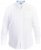 D555 Richard Long Sleeve Oxford Shirt White - Overhemden - Overhemden Grote Maten Heren