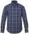 JP1880 Checked Shirt Long Sleeve Kent Collar Anthracite - Overhemden - Overhemden Grote Maten Heren