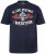 JP1880 T-Shirt Short Sleeve Chest Print Navy - T-shirts - Grote Maten T-shirts Heren