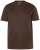 JP1880 Henley Basic T-Shirt with Buttons Brown - T-shirts - Grote Maten T-shirts Heren