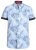 D555 Santana Hawaii Shirt Sky Blue - Overhemden - Overhemden Grote Maten Heren