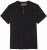 Adamo Silas Regular fit Serafino T-shirt Black - T-shirts - Grote Maten T-shirts Heren