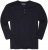 Adamo Sven Regular fit Serafino Long sleeve T-shirt Navy - T-shirts - Grote Maten T-shirts Heren