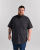Motley Denim Zagreb Overhemd met korte mouw Antraciet - Overhemden - Overhemden Grote Maten Heren