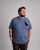 Motley Denim Milan T-shirt Licht indigo - T-shirts - Grote Maten T-shirts Heren