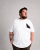 Motley Denim Milan T-shirt Wit - T-shirts - Grote Maten T-shirts Heren