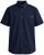 Motley Denim Zagreb Overhemd met korte mouw Marineblauw - Overhemden - Overhemden Grote Maten Heren