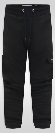 D555 Dexter 1 Cargo Jogger With Bear Embroidery TALL Zwart - TALL joggingbroeken - TALL joggingbroeken met extra beenlengte