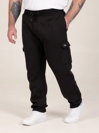 D555 Dexter 1 Cargo Jogger With Bear Embroidery Zwart - Joggingbroeken & shorts - Joggingbroeken & Shorts Heren Grote Maten