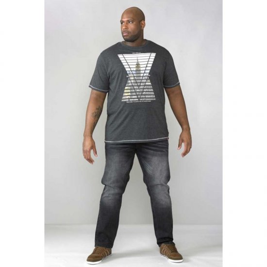 D555 Benson Tapered Fit Stretch Jeans Stonewash TALL SIZES - HERENKLEDING MT-6XLT - Tall Kleding Heren