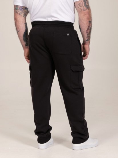 D555 Dexter 1 Cargo Jogger With Bear Embroidery Zwart - Joggingbroeken & shorts - Joggingbroeken & Shorts Heren Grote Maten