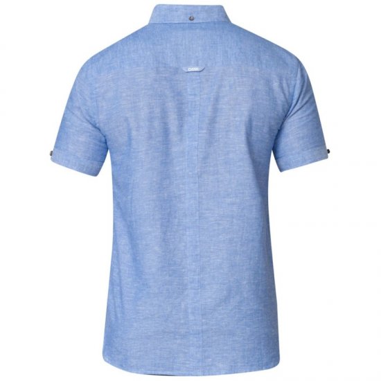 D555 Eric Linen Short Sleeve Shirt - Overhemden - Overhemden Grote Maten Heren