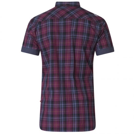 D555 Herbie Short Sleeve Shirt - Overhemden - Overhemden Grote Maten Heren