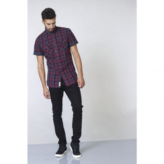 D555 Herbie Short Sleeve Shirt - Overhemden - Overhemden Grote Maten Heren