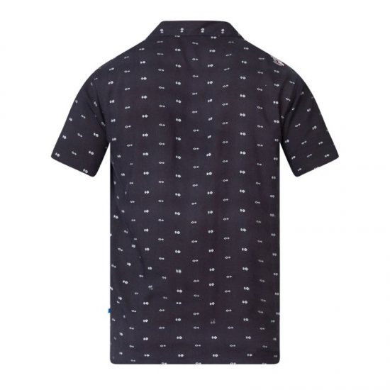 D555 Luciano Bowling Shirt Black - Overhemden - Overhemden Grote Maten Heren