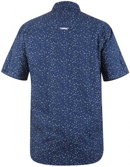 D555 FINDON Print Shirt - Overhemden - Overhemden Grote Maten Heren