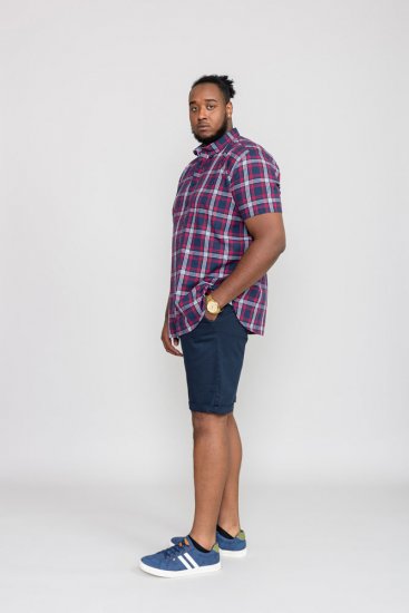 D555 RIPLEY Shirt With Pocket - Overhemden - Overhemden Grote Maten Heren