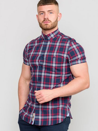 D555 RIPLEY Shirt With Pocket - Overhemden - Overhemden Grote Maten Heren
