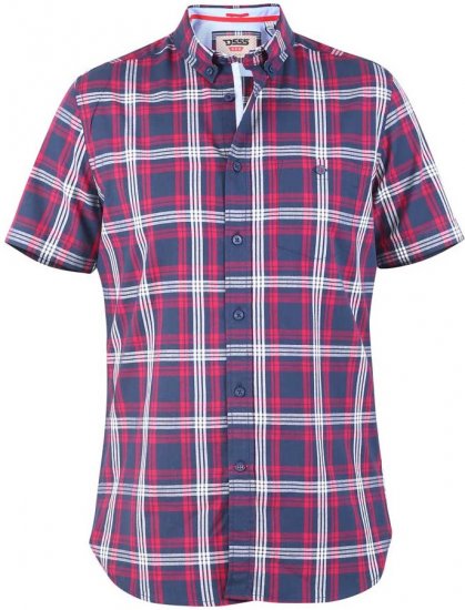 D555 RIPLEY Shirt With Pocket - Overhemden - Overhemden Grote Maten Heren
