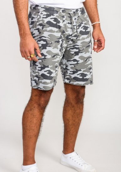 D555 Carlton Elasticated Waist Jersey Camo Shorts - Joggingbroeken & shorts - Joggingbroeken & Shorts Heren Grote Maten