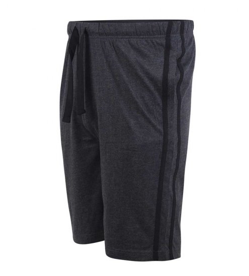 D555 Ryan Jersey Shorts 2-pack Black/Charcoal - Joggingbroeken & shorts - Joggingbroeken & Shorts Heren Grote Maten