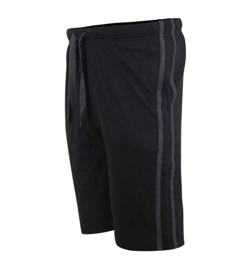 D555 Ryan Jersey Shorts 2-pack Black/Charcoal - Joggingbroeken & shorts - Joggingbroeken & Shorts Heren Grote Maten