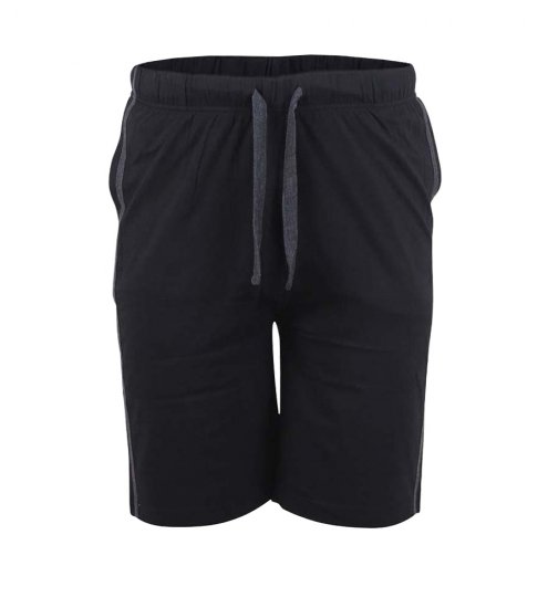 D555 Ryan Jersey Shorts 2-pack Black/Charcoal - Joggingbroeken & shorts - Joggingbroeken & Shorts Heren Grote Maten
