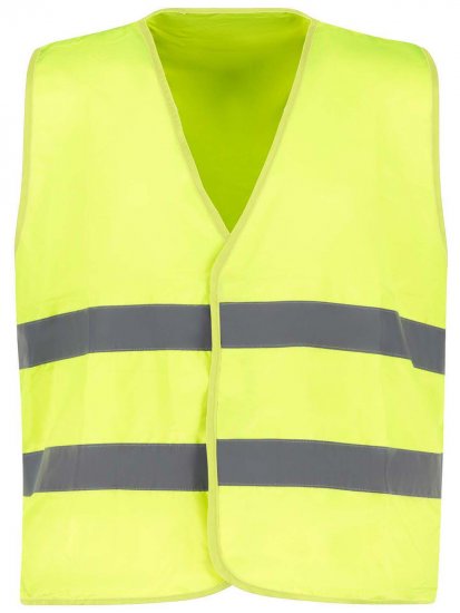 Adamo 109140 Hi-Vis Veiligheidsvest Geel - Werkkleding - Werkkleding Grote Maten Heren