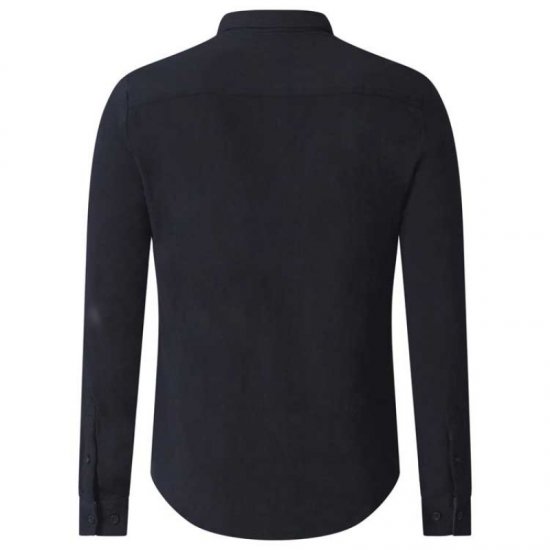 D555 Donnie Long Sleeve Jersey Shirt Black - Overhemden - Overhemden Grote Maten Heren