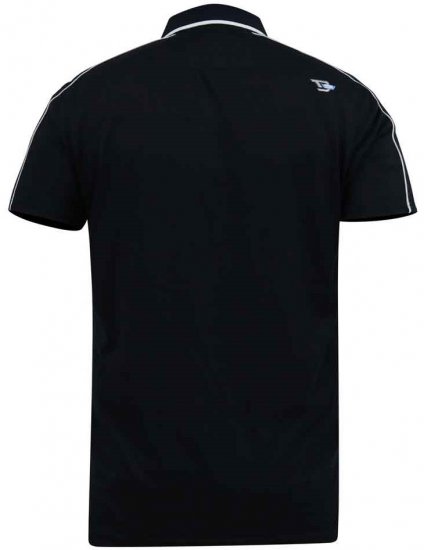 D555 Sussex Jersey Polo Shirt Dark Navy - Polo shirts - Grote Maten Poloshirts Heren