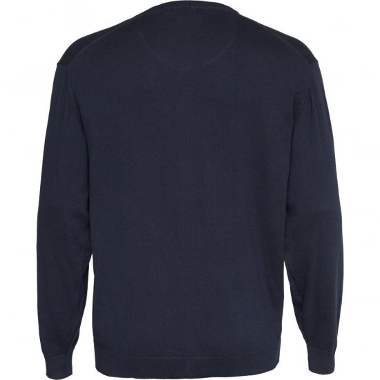North Latitude V-neck knit Black - Sweaters & hoodies - Sweaters & Hoodies Grote Maten Heren
