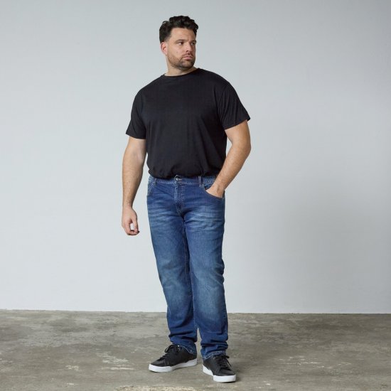 North Latitude Jeans Jack Navy Blue - Jassen - Grote Maten Herenjassen