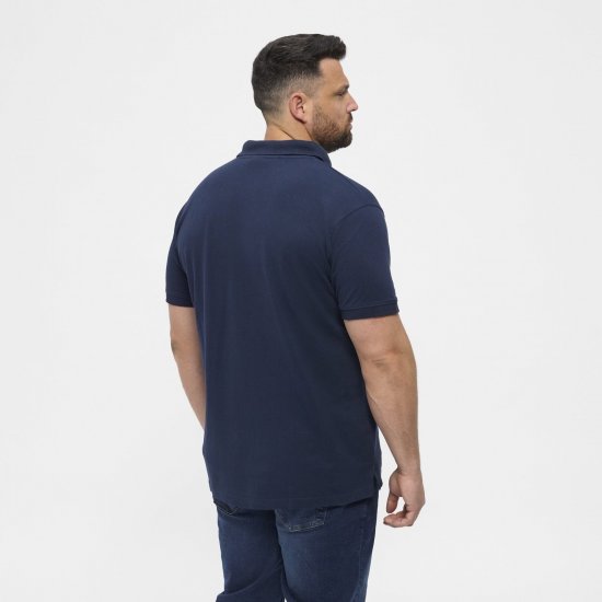 North Latitude Polo Navy Blue - Polo shirts - Grote Maten Poloshirts Heren