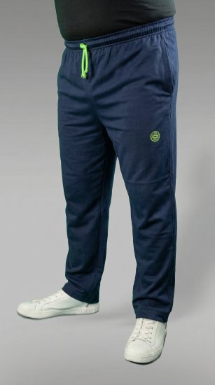 20 Nodi Libeccio Long Leg Sports Pants in Combed Cotton Jersey Navy - Joggingbroeken & shorts - Joggingbroeken & Shorts Heren Grote Maten