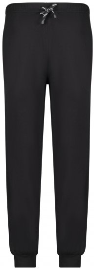 Adamo Jakob Pyjama Pants with Cuffs Black - Ondergoed & zwem - Grote Maten Ondergoed Heren