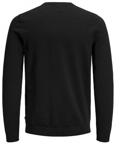 Jack & Jones Crew neck Knitted Sweater Black - Sweaters & hoodies - Sweaters & Hoodies Grote Maten Heren