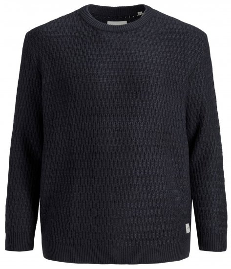 Jack & Jones JCOBRANDON Knit Black - Sweaters & hoodies - Sweaters & Hoodies Grote Maten Heren