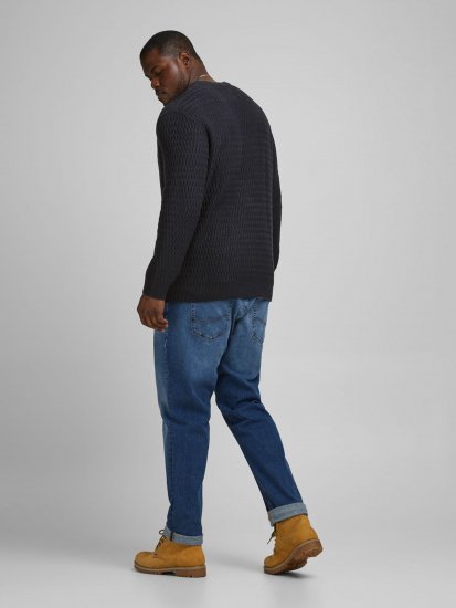 Jack & Jones JCOBRANDON Knit Black - Sweaters & hoodies - Sweaters & Hoodies Grote Maten Heren