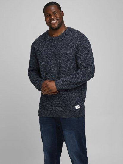 Jack & Jones JCOBRANDON Knit Navy Blazer - Sweaters & hoodies - Sweaters & Hoodies Grote Maten Heren