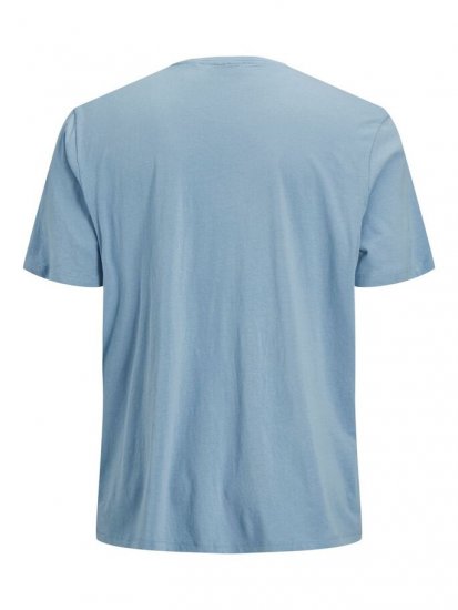 Jack & Jones JJMOON T-shirt Faded Denim - T-shirts - Grote Maten T-shirts Heren