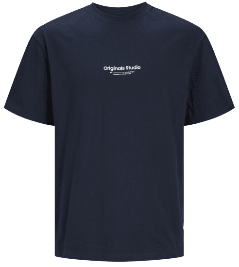 Jack & Jones JORVESTERBRO T-Shirt Sky Captain - T-shirts - Grote Maten T-shirts Heren