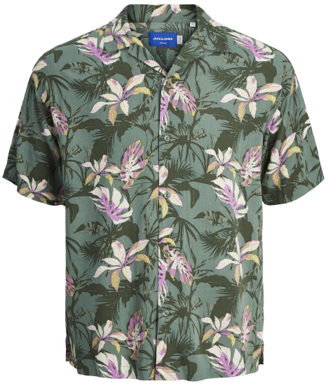 Jack & Jones JORLUKE TAMPA AOP Shirt Laurel Wreath - Overhemden - Overhemden Grote Maten Heren