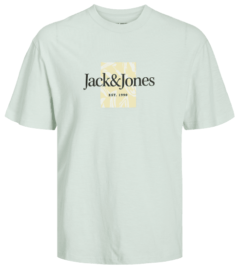 Jack & Jones JORLAFAYETTE BRANDING T-Shirt Skylight - T-shirts - Grote Maten T-shirts Heren