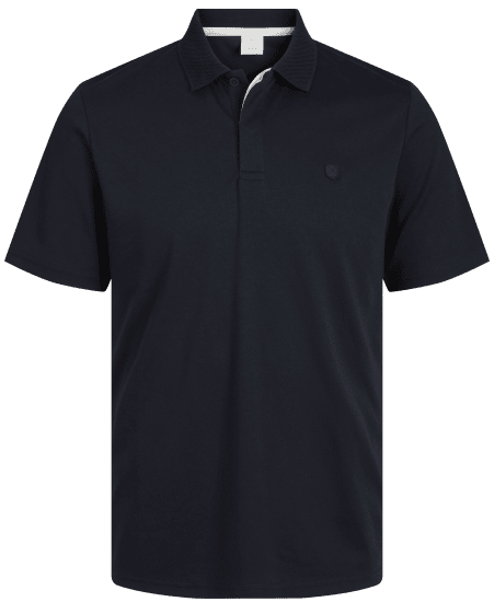 Jack & Jones Rodney Polo Shirt Night Sky - Polo shirts - Grote Maten Poloshirts Heren