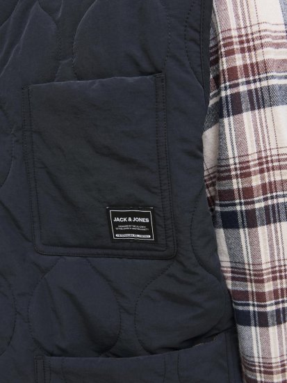 Jack & Jones Hero Liner Quilted Gilet Vest Black - Bodywarmers - Bodywarmers in grote maten