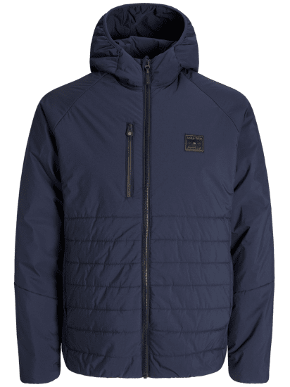 Jack & Jones Finn Hybrid Jacket Sky Captain - Jassen - Grote Maten Herenjassen