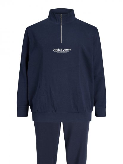 Jack & Jones Vesterbro trainingspak navyblauw - Sweaters & hoodies - Sweaters & Hoodies Grote Maten Heren