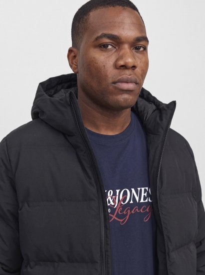 Jack & Jones Sage Pufferjas Zwart - Jassen - Grote Maten Herenjassen