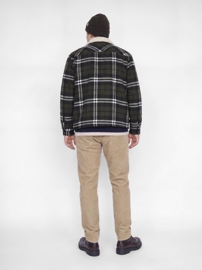 Jack & Jones Zac Teddy Overshirt Groen - Jassen - Grote Maten Herenjassen